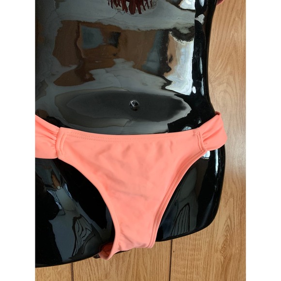 Gossip bikini swimsuit size medium tassels pink peach two piece halter - Picture 5 of 10